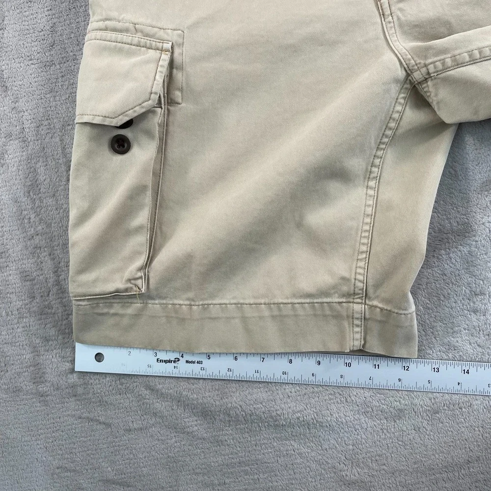 Polo Ralph Lauren 67 Chino‎ Cargo Shorts Men 30 (Tag 32) Beige Outdoors Hike